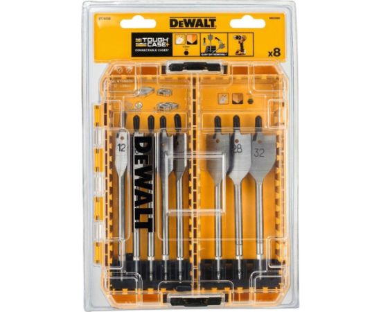 Spalvurbju komplekts kokam DeWalt DT70750; 12-32 mm; 8 gab.