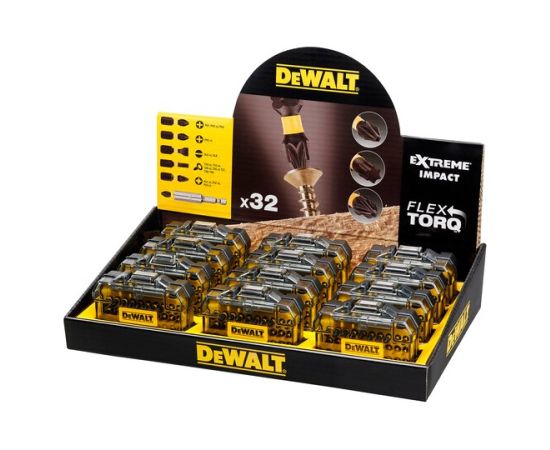 Skrūvgriežu uzgaļu komplekts DeWalt Display Set DT70523TM-QZ; 12 gab.