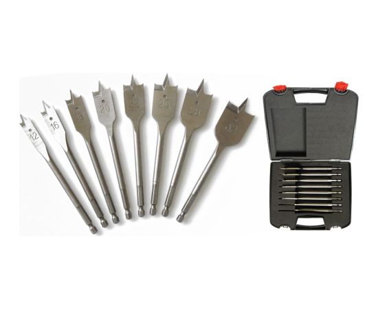Spalvurbju komplekts koka urbšanai Milwaukee 4932352504; 12-32 mm; 8 gab.