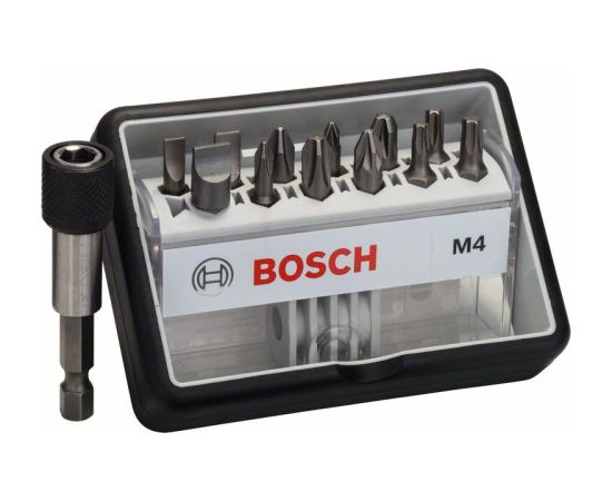 Bosch Uzgaļu komplekts Extra Hard; PH; PZ; T; S; 12 gab. +  turētājs