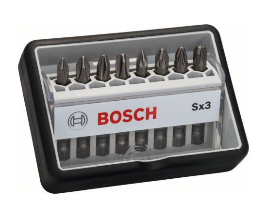 Bosch Uzgaļu komplekts Extra Hard; PH; PZ; 8 gab.