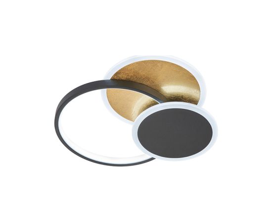 Gr.l.-TOMO 31W LED 2700/4000K 3700lm melna/zelta ar pulti Modernās lampas