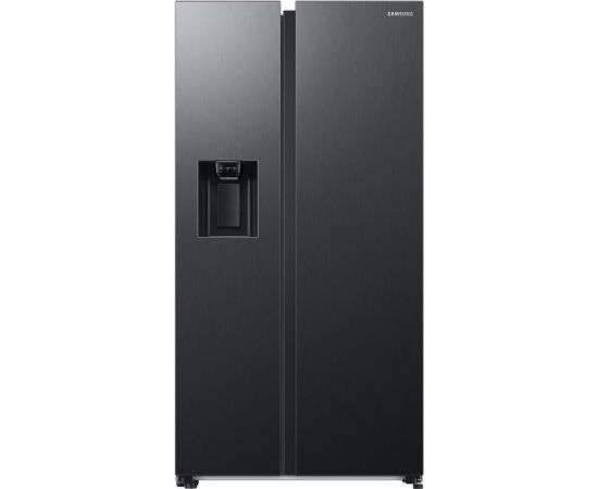 Samsung RS68CG885DB1/EF ledusskapis, side by side, ar ūdens piesl., melns