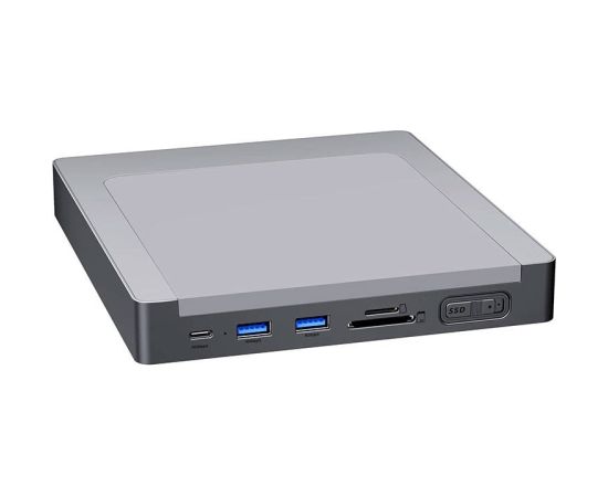 INVZI MagHub 8-in-1 USB-C Docking Station / Hub for iMac with SSD Bay (Gray)