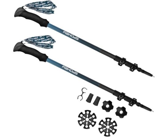 Trekking sticks Spokey CARBON 940974 (105-135cm)