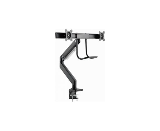 Monitora stiprinājums Gembird Desk Mounted Adjustable Monitor Arm for 2 Monitors