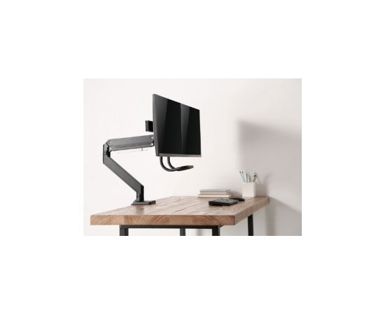 Monitora stiprinājums Gembird Desk Mounted Adjustable Monitor Arm for 2 Monitors