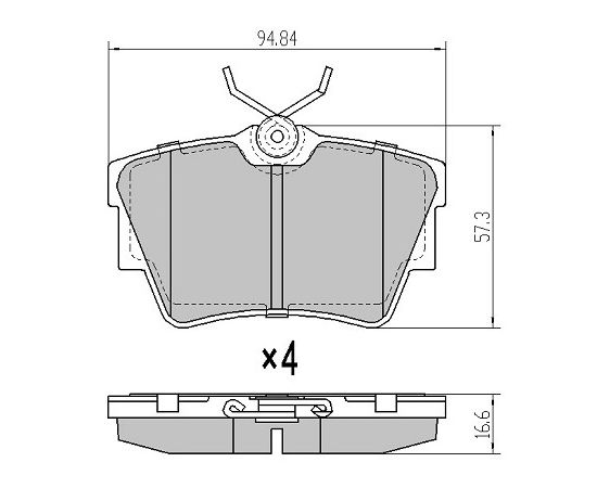 BREMŽU UZLIKAS FREMAX FBP-1152