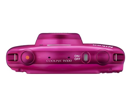 Nikon Coolpix W100, розовый