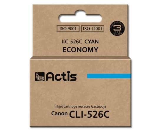 Actis KC-526C ink (replacement for Canon CLI-526C; Standard; 10 ml; cyan)