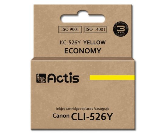 Actis KC-526Y ink (replacement for Canon CLI-526Y; Standard; 10 ml; yellow)