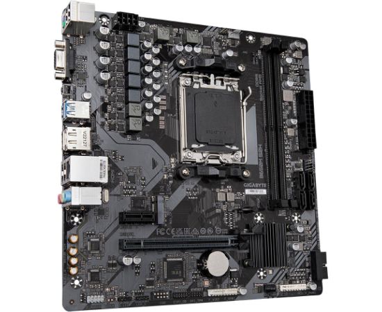 Mainboard GIGABYTE AMD B650 SAM5 Micro-ATX Memory DDR5 Memory slots 2 1xPCI-Express 3.0 1x 1xPCI-Express 4.0 16x 1xM.2 1x15pin D-sub 1xHDMI 1xDisplayPort 4xUSB 2.0 2xUSB 3.2 1xPS/2 1xRJ45 3xAudio port B650MS2H