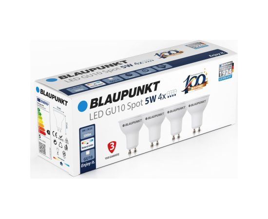 Blaupunkt LED lamp GU10 500lm 5W 4000K 4pcs