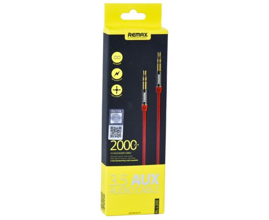 Remax RL-L200 Премиум AUX провод 3.5 mm -> 3.5 mm 2m