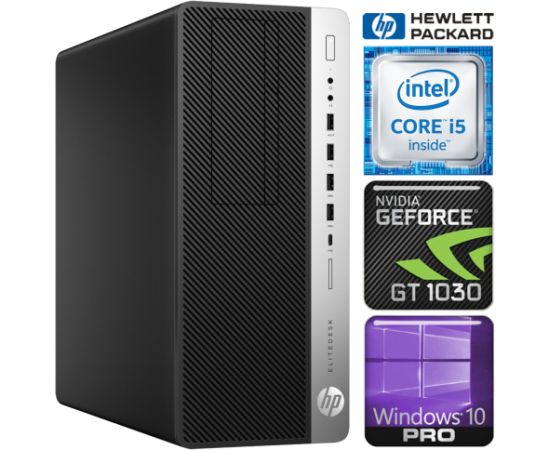 HP 800 G3 Tower i5-7500 8GB 1TB SSD M.2 NVME GT1030 2GB WIN10Pro