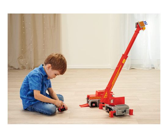 Simba Fireman Sam 2-in-1 rescue crane, toy vehicle (red/yellow)