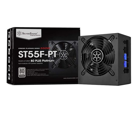 SilverStone SST-ST55F-PT - 550 Watt - PCIe - black