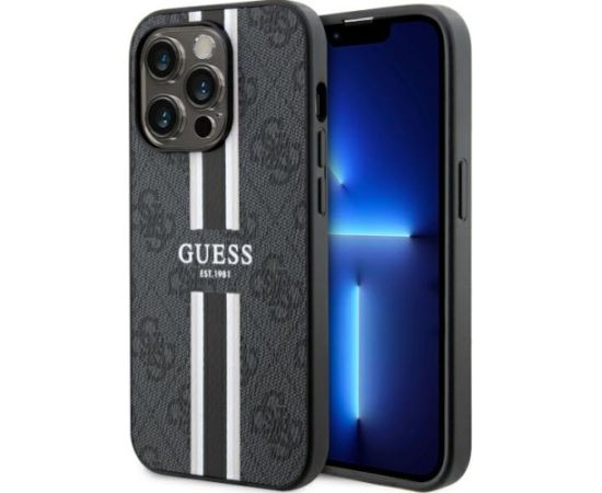 Guess 4G Printed Stripes MagSafe Back case Aizsargapvalks Priekš Apple iPhone 14 Pro Max