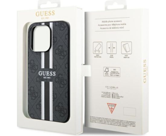 Guess 4G Printed Stripes MagSafe Back case Защитный Чехол для Apple iPhone 14 Pro Max
