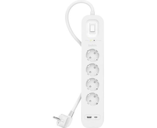Belkin SRB001VF2M surge protector White 4 AC outlet(s) 2 m