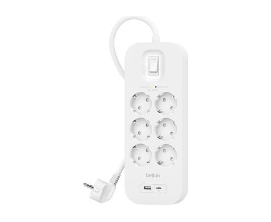 Belkin Connect White 6 AC outlet(s) 2 m