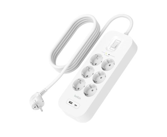 Belkin Connect White 6 AC outlet(s) 2 m