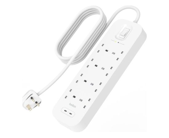 Belkin Connect White 8 AC outlet(s) 2 m