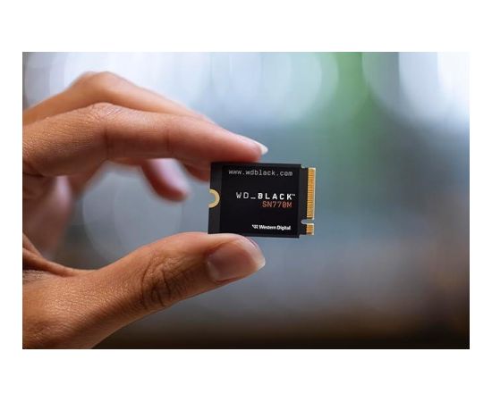 SSD WESTERN DIGITAL Black SN770M 1TB M.2 PCIe Gen4 NVMe Write speed 4900 MBytes/sec Read speed 5150 MBytes/sec 2.38mm TBW 600 TB WDS100T3X0G