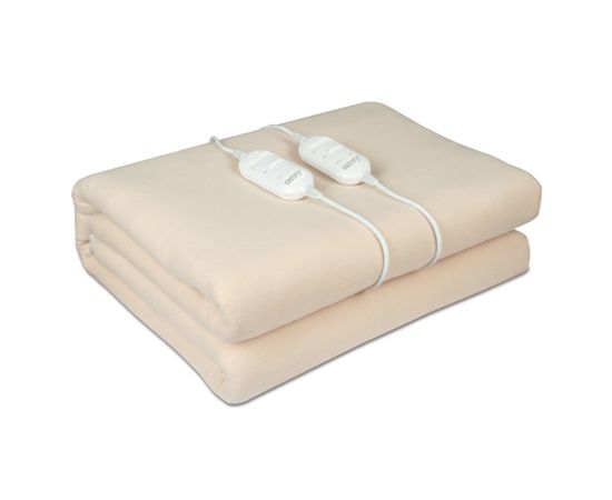 Camry Electric blanket CR 7406 Number of heating levels 2, Number of persons 1, Washable, Made of soft and gentle polar fabric, 2x60 W, White