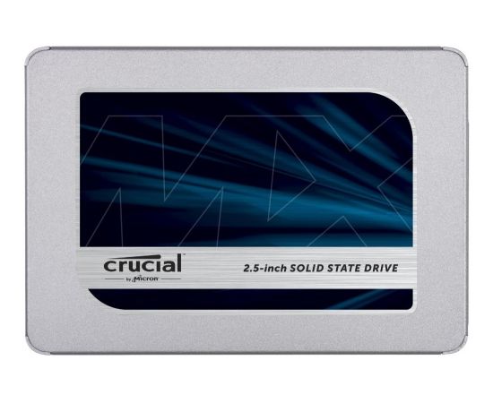 SSD | CRUCIAL | MX500 | 1TB | SATA 3.0 | TLC | Write speed 510 MBytes/sec | Read speed 560 MBytes/sec | 2,5" | MTBF 1800000 hours | CT1000MX500SSD1