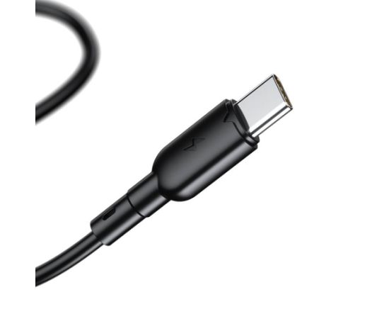 Кабель USB - USB-C Vipfan Colorful X11, 3A, 1м (черный)