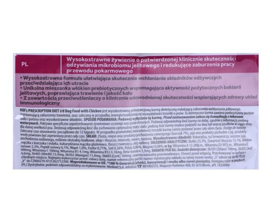 HILL'S PRESCRIPTION DIET Digestive Care Canine i/d Dry dog food Chicken 12 kg