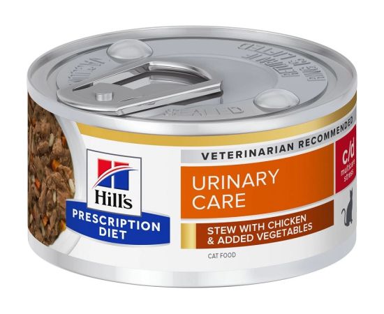 HILL'S Feline c/d Urinary Care Stew with Chicken - wet cat food - 82 g