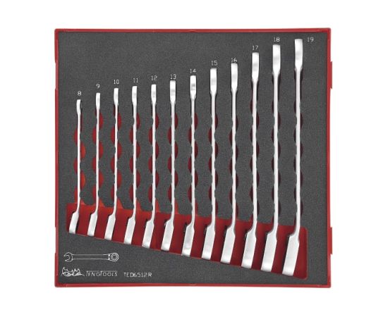 Tengtools Kombinētu atslēgu komplekts Teng Tools TED6512R; EVA; 12 gab. Механические инструменты