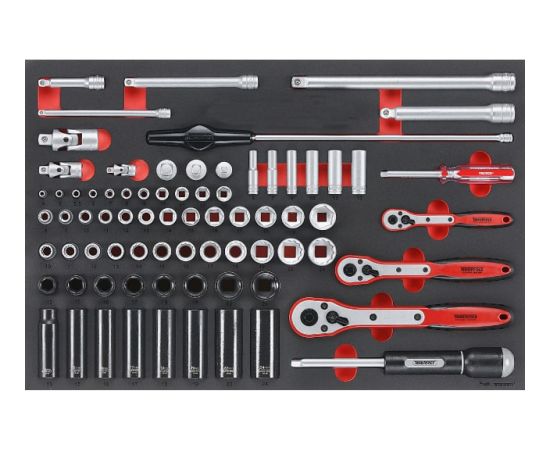 Tengtools Uzgaļu komplekts eng Tools TTESK77; EVA; 77 gab.