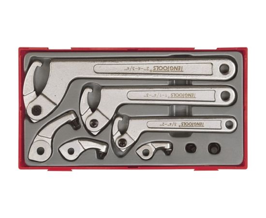 Tengtools Kombinētu uzgriežņu atslēgu komplekts Teng Tools TTHP08; 8 gab.