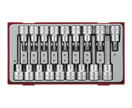 Tengtools Muciņu ar uzgaļiem komplekts Teng Tools TTTX18; gab. Mehāniskie instrumenti