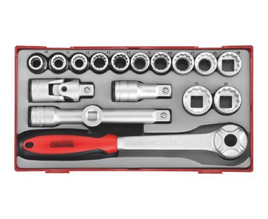 Tengtools Uzgaļu komplekts Teng Tools TT1218; 18 gab. Механические инструменты