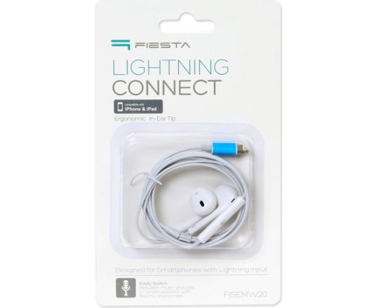 Fiesta наушники + микрофон Lightning FISEMW20