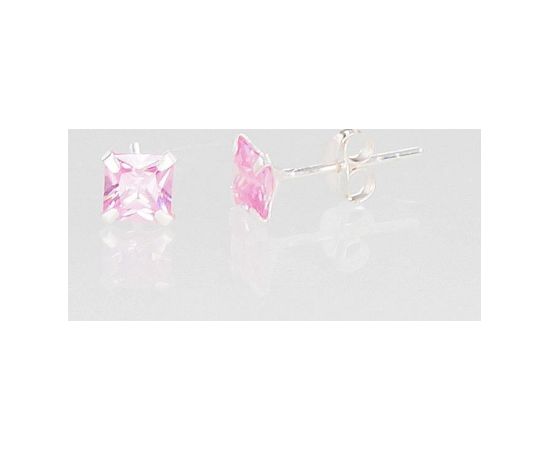 Серебряные серьги-пуссеты #2202629_CZ-PI, Серебро 925°, Цирконы, 0.7 гр.