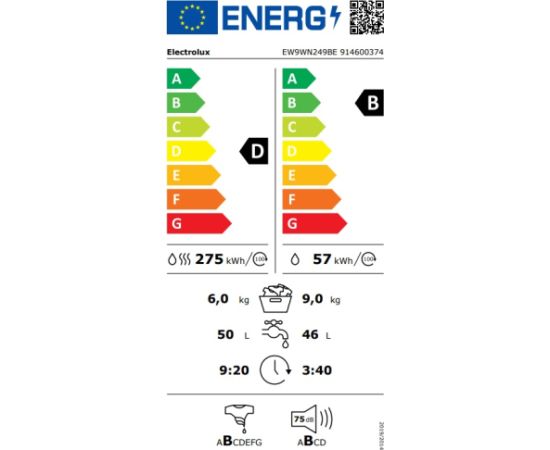 Electrolux EW9WN249BE