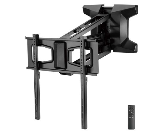 Maclean MC-891 Electric TV Wall Mount Bracket with Remote Control Height Adjustment 37'' - 70" max. VESA 600x400 up to 35kg Above Fireplace Mount Sturdy