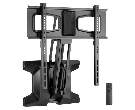 Maclean MC-891 Electric TV Wall Mount Bracket with Remote Control Height Adjustment 37'' - 70" max. VESA 600x400 up to 35kg Above Fireplace Mount Sturdy