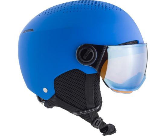 WINTER HELMET ALPINA ZUPO VISOR Q-LITE BLUE MATT 51-55 Зимние спортивные шлемы
