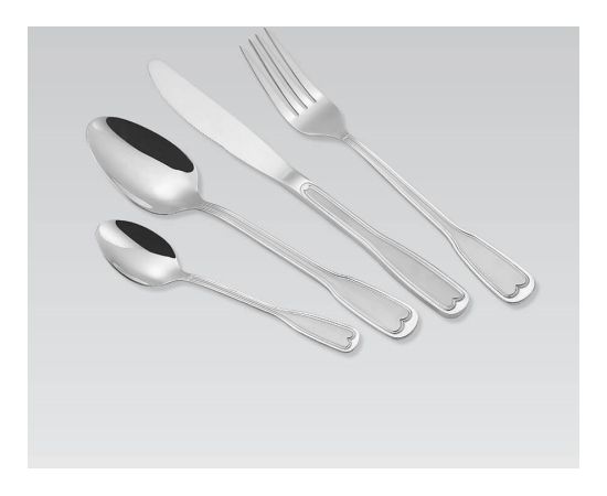 MAESTRO MR-1519-24 flatware set Stainless steel 24 pc(s) Silver