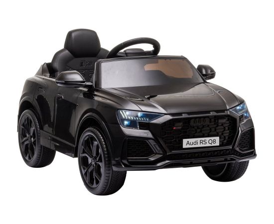 Audi RS Q8 vienvietīgs elektromobilis, melns Bērnu elektriskās automašīnas