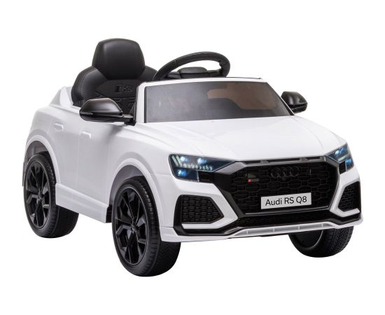 Lean Cars Vienvietīgs elektromobilis Audi RS Q8, balts