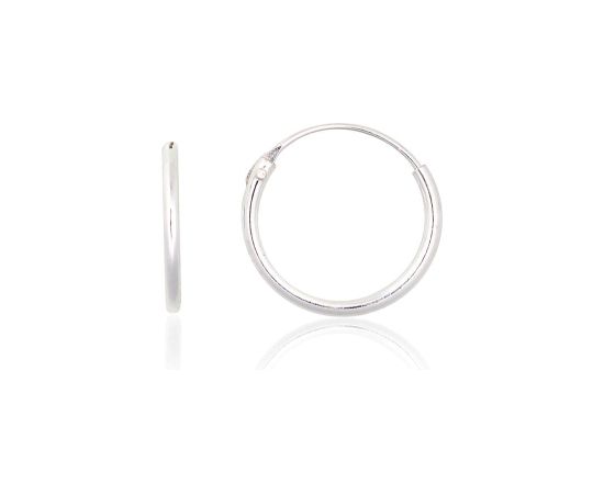 Серебряные серьги-кольца #2203859, Серебро 925°, 0.3 гр.
