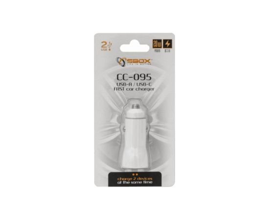 Sbox Car Charger CC-095 20W White