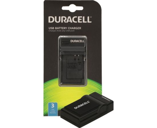 LĀDĒTĀJS Duracell Charger w. USB Cable for Olympus BLH-1